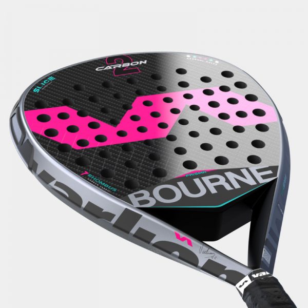 Pala Padel Varlion Bourne Carbon 2 prisma Cabeza