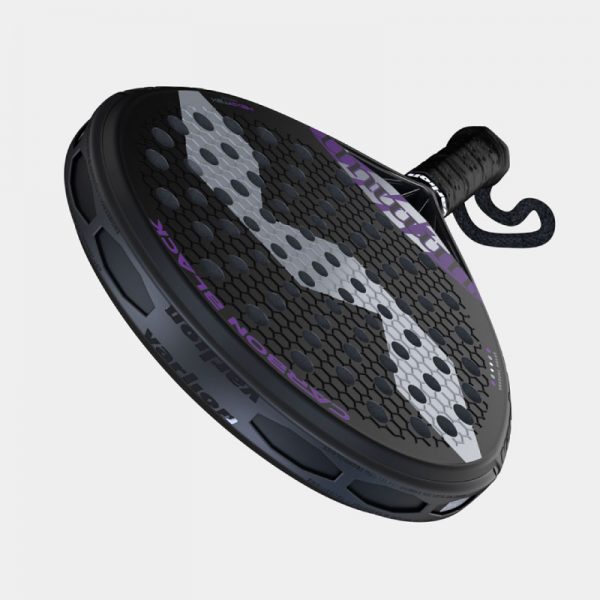 Pala Padel Varlion LW Summum Carbon negra arriba