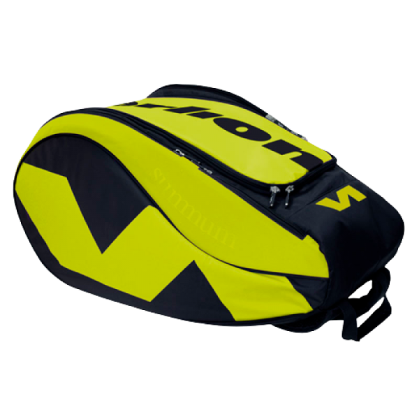 Paletero padel Varlion Summum lima amarillo arriba