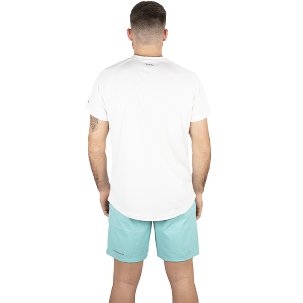 Camiseta padel Varlion original pro team blanco detras