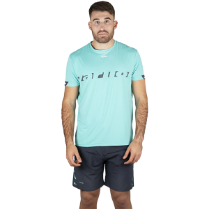 Camiseta padel Varlion original pro turquesa frente