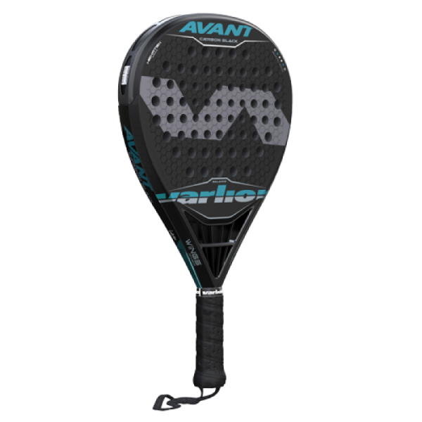 Pala Padel Varlion Avant difusor carbon negra cuerpo