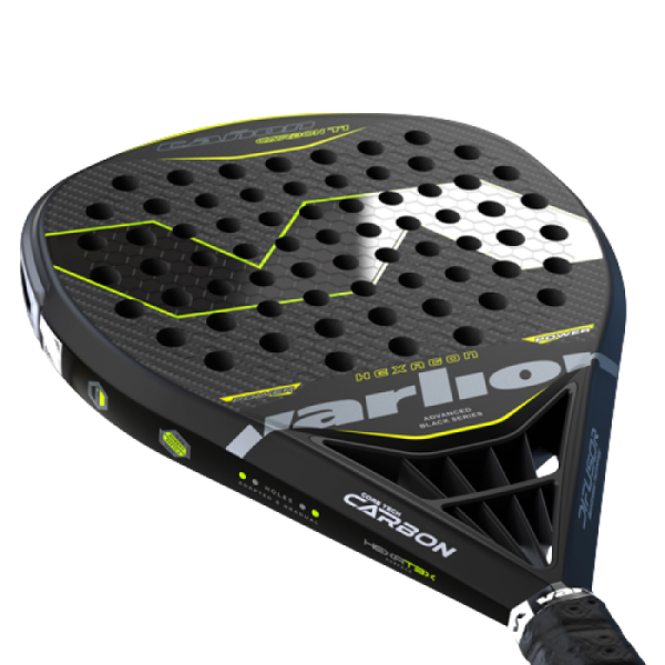 Pala Padel Varlion Cañon Carbon Ti Difusor negra cabeza