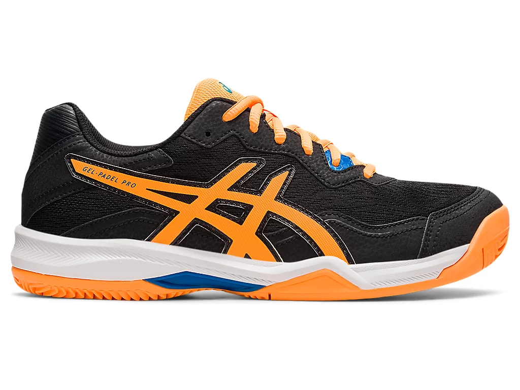 Zapatillas Asics GEL-PADEL PRO 4, Negro Naranja